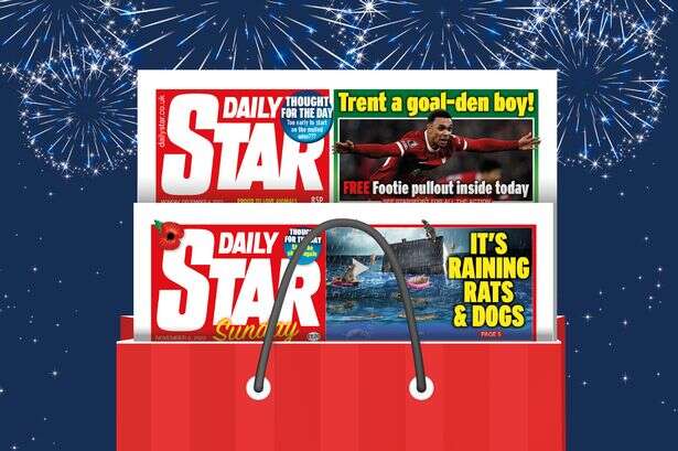 Star the new year with a cheer! Get your Daily Star for just 60p a day