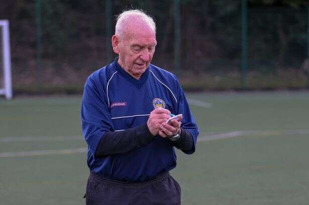 UK's oldest ref reveals strict lifestyle choices key to dishing out reds aged 91