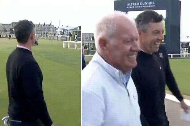 Rory McIlroy brought to a standstill at St Andrews by golf ace's touching moment