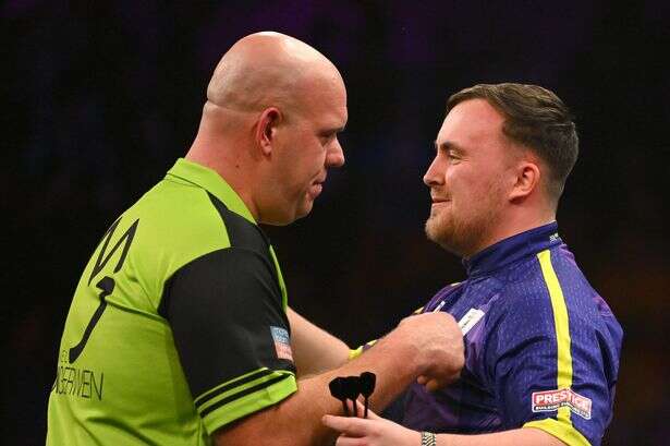 Van Gerwen message loud and clear for Luke Littler after £30k victory