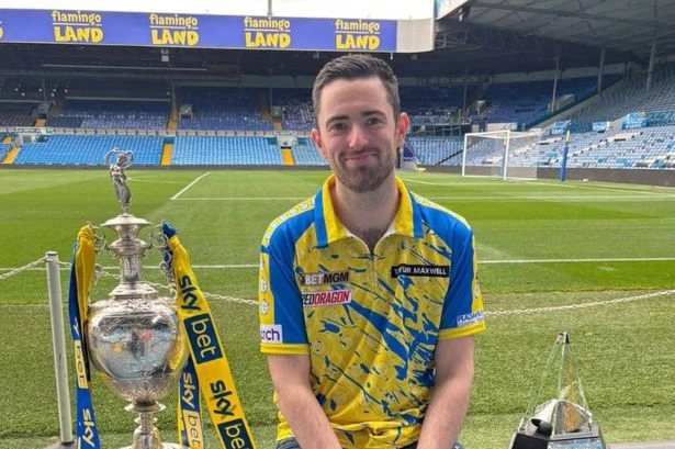 Luke Humphries reveals special darts shirt inspired by Leeds United for Prem night