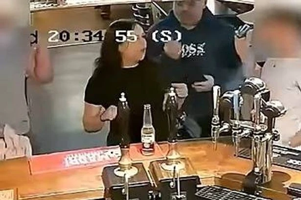 Chilling CCTV captures woman's final moments after meeting killer in bar