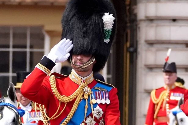 Prince William's Trooping the Colour message to Harry as he rides horseback