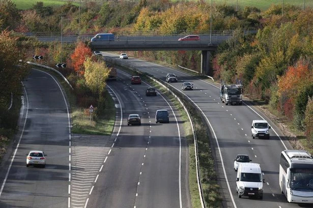 Man dies in horror collision with car after falling from footbridge on A27