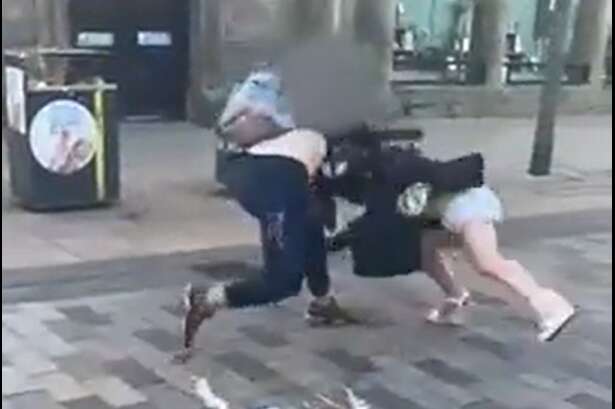 'Get off her' screamed as woman drags another to the ground by her hair outside Wetherspoons