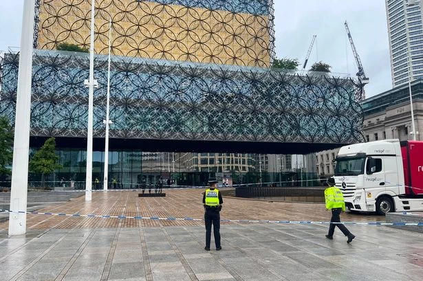 Birmingham double stabbing horror as man fights for life as police swarm
