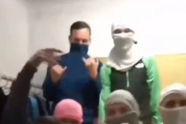 Scots gangland clan the Lyons mocked in outrageous footage filmed from behind bars