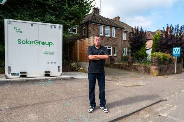 Man fuming after toilet for bus drivers placed in front of his house