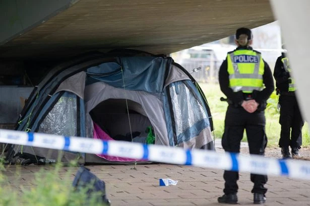 Tent under motorway sealed off and man arrested after 18-year-old allegedly raped