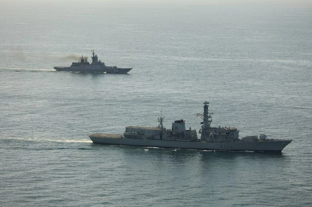 WW3 fears as Royal Navy scrambles to intercept five Russian vessels in UK waters