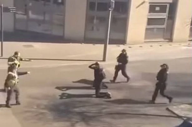 UK college brawl sees students evacuated as video shows cops pinning pair to ground