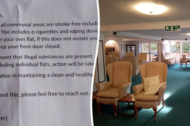 OAPs at retirement block who vape and take drugs told 'action will taken'