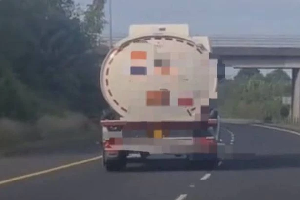 Tanker driver 'heavily intoxicated' with vodka bottle in cab 'swerves on motorway'