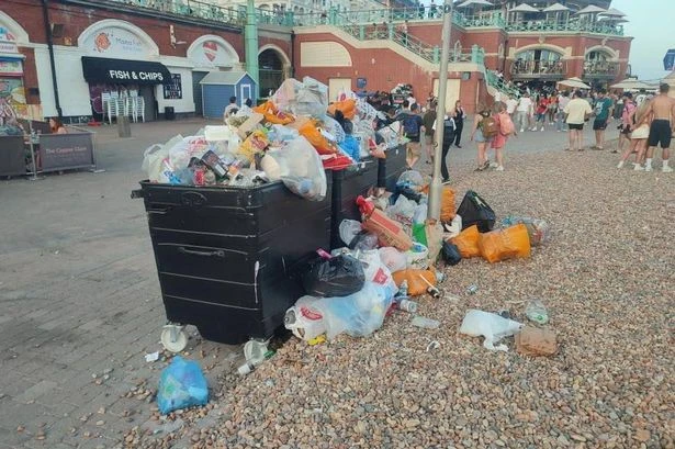 Brit 'close to tears' after beach-goers leave popular UK seafront destroyed