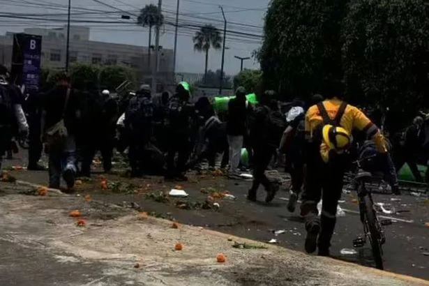 World Cup 2026 chaos as 'violent clashes' erupt outside Estadio Azteca stadium