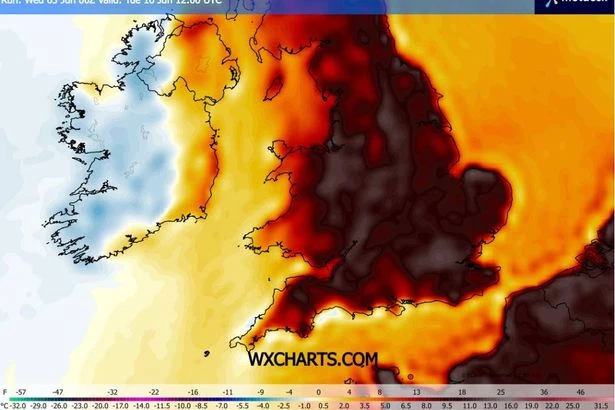 Heat surge returns as UK weather maps predict 32C temps across 21 counties – full list