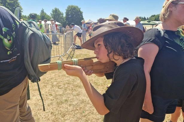British boy, 9, becomes World Pea Shooting Champion with homemade 'gun'