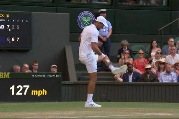 Novak Djokovic smacks himself twice with racket in furious Wimbledon outburst