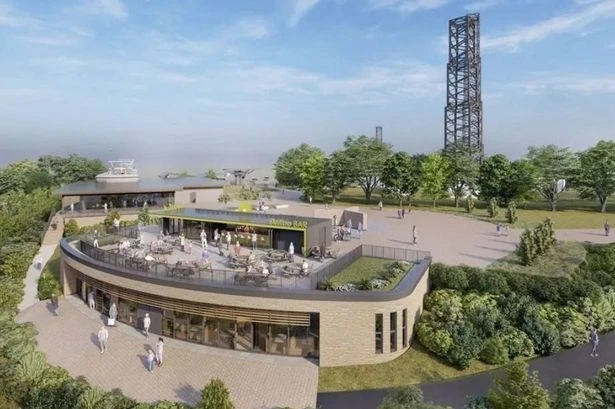 Mega money leisure centre with hill-top restaurant, gondola and zipline being built