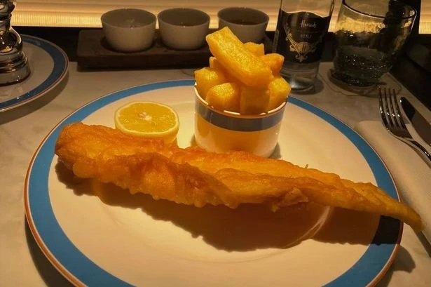 Man tries one of UK's most expensive fish and chips and is baffled by one thing