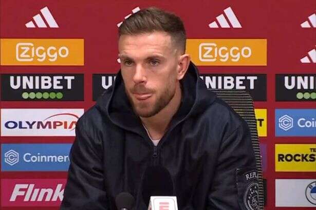 Jordan Henderson's 'awkward' row with reporter as Ajax star fumes at transfer grilling