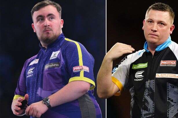 Luke Littler shows darts rival Chris Dobey his true colours with six-word response