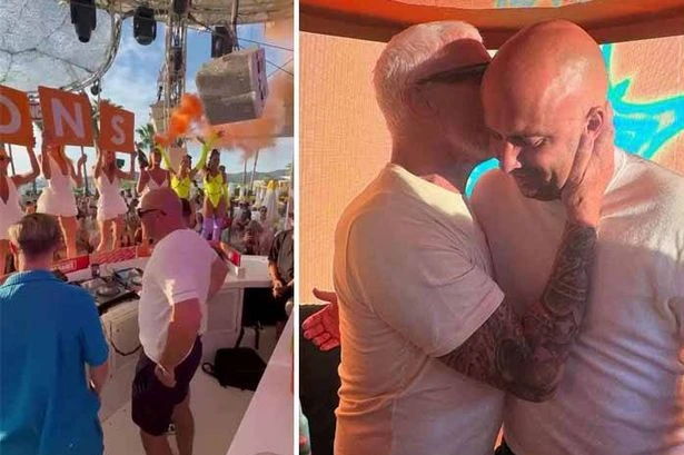Arne Slot celebrates Liverpool's title win with boozy trip to Wayne Lineker's Ibiza club