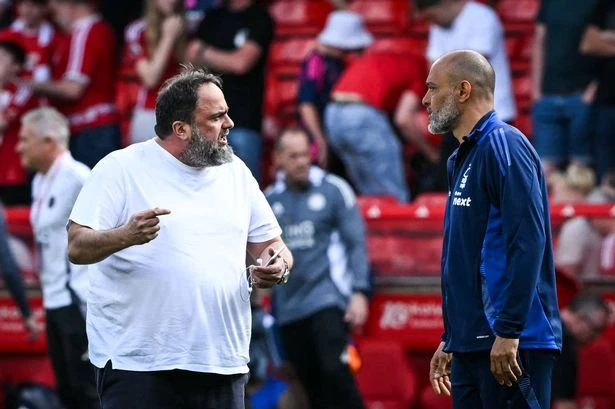 Nottingham Forest owner 'erupted again' down the tunnel after storming City Ground pitch