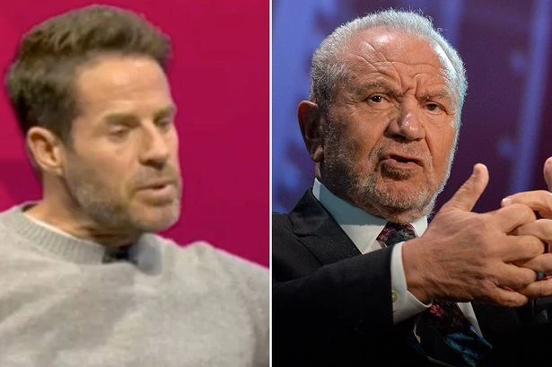 Jamie Redknapp apologises on live TV after he was threatened to be sued by Alan Sugar