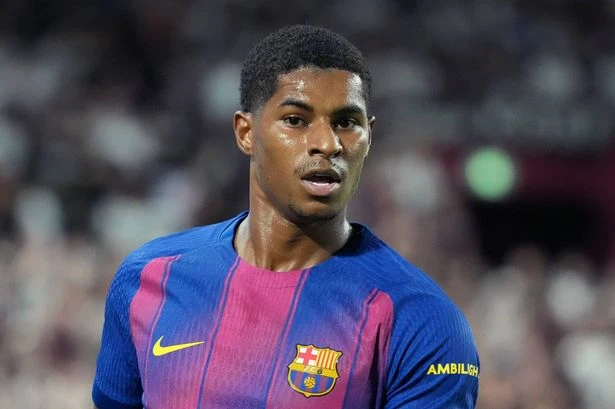 Marcus Rashford replaced 33 minutes into Barcelona debut as Hansi Flick gives verdict