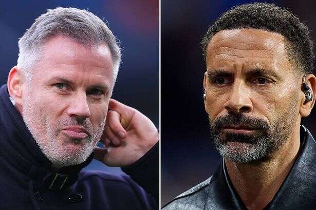 Jamie Carragher defends ‘clumsy’ Mo Salah comments after labelling Rio Ferdinand a ‘clown’