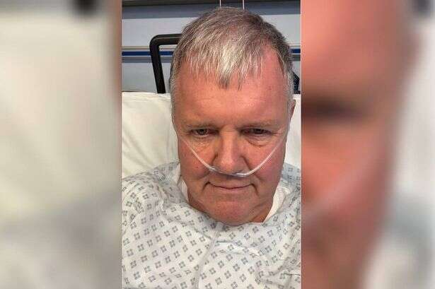 Legendary commentator Clive Tyldesley worries with hospital pic as fans say 'stay strong'