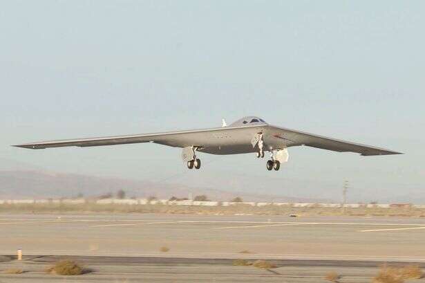 United States unveils secretive new £585m nuclear bomber in stunning new images