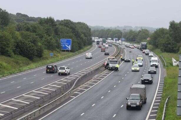 Woman, 60, dies after being hit by 'number of vehicles' on M56 motorway