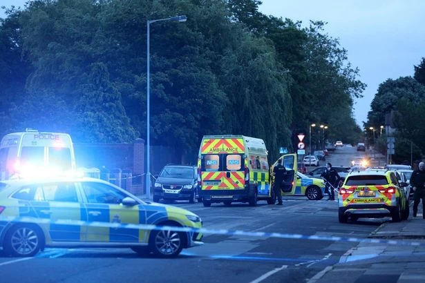 Teenager shot in arm and collapses in Liverpool as gunman on loose