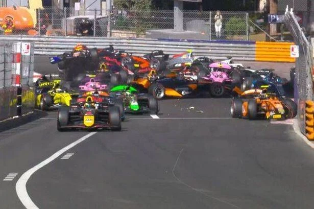 Shocking 12-car pile-up brings Monaco Grand Prix to halt after first bend chaos
