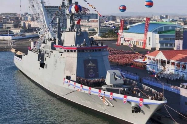 Kim Jong-un's warship launch in North Korea ends in disaster as ship sinks