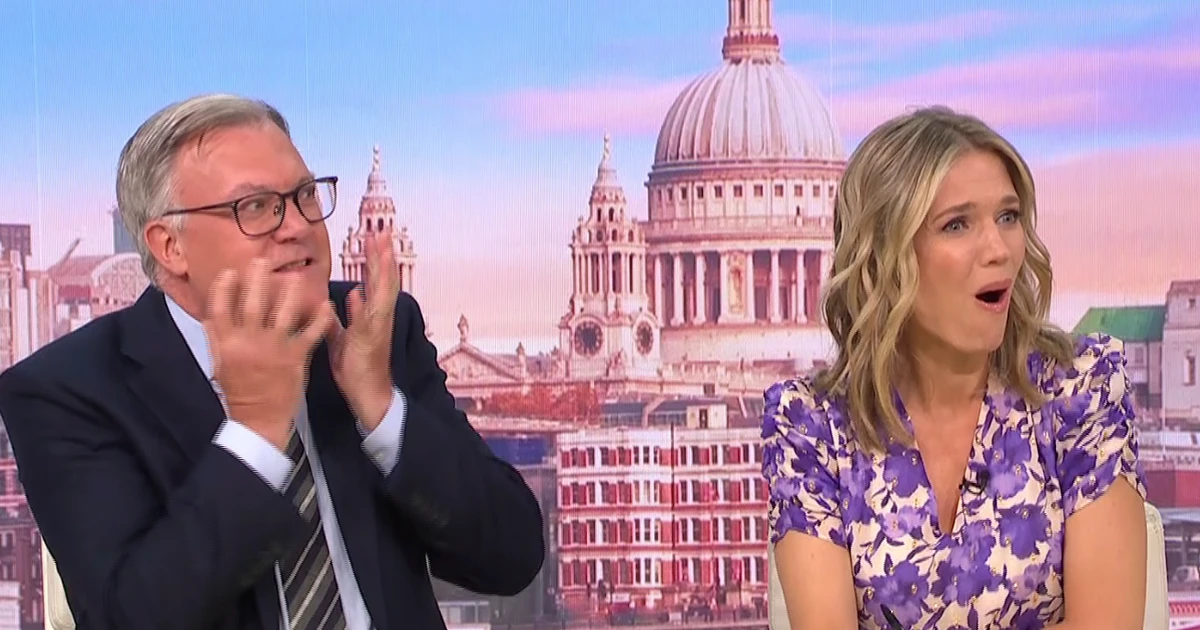GMB viewers outraged as Ed Balls fat shames Charlotte Hawkins live on air