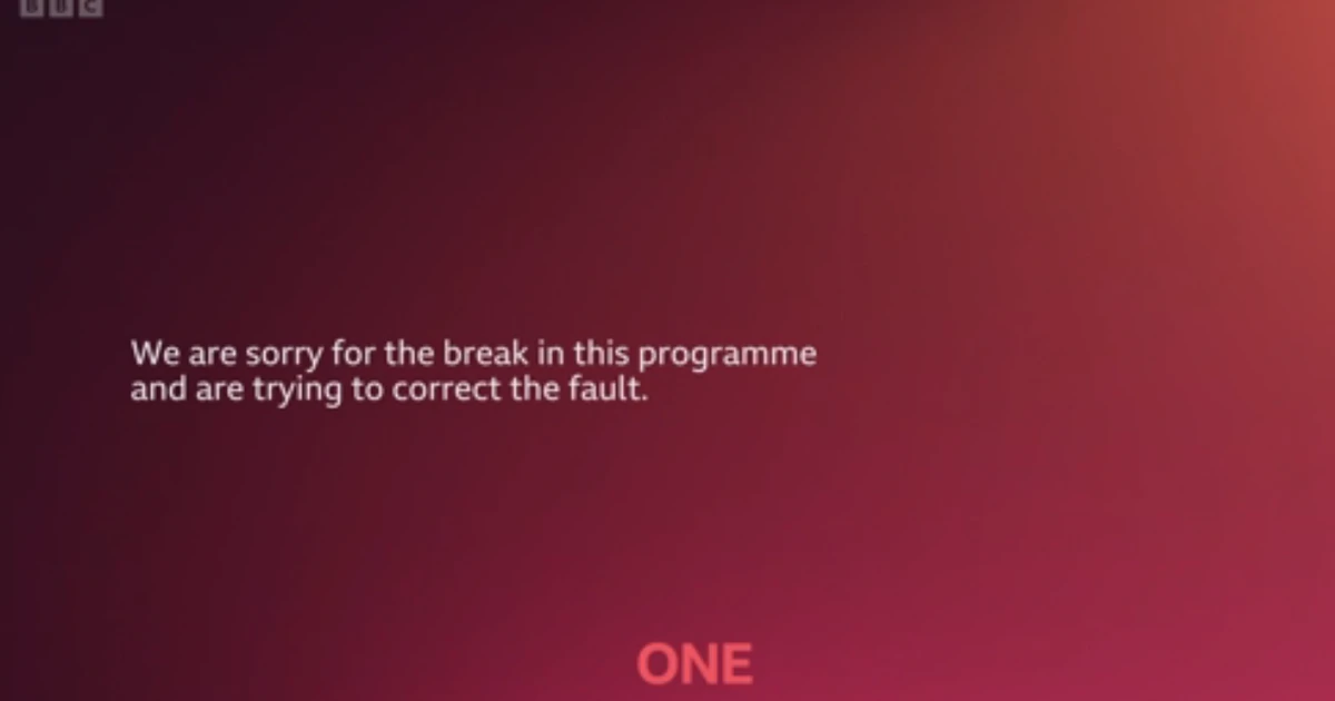 BBC One suffers live error as Panorama special pulled off air