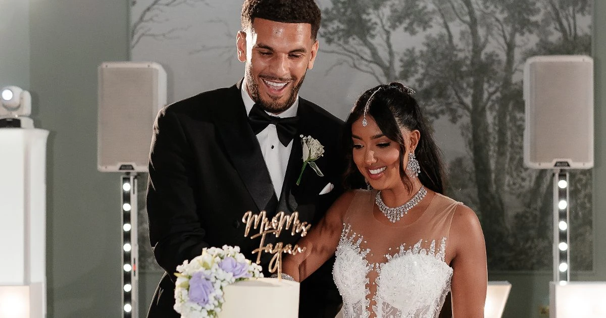 Love Island's Kai and Sanam's full wedding photo album - with unusual first dance