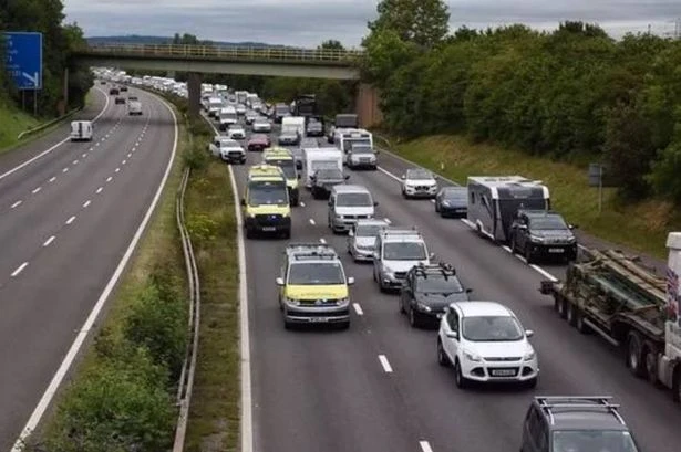 M54 closed live as air ambulance called to serious crash involving multiple vehicles