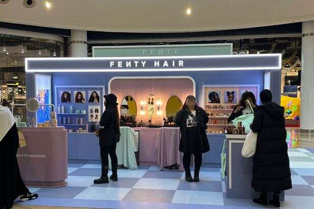 Rihanna's brand Fenty has opened a new stall in Birmingham Bullring