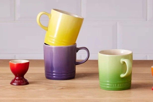 Le Creuset rainbow mugs are less than £8 each in incredible deal - but be quick
