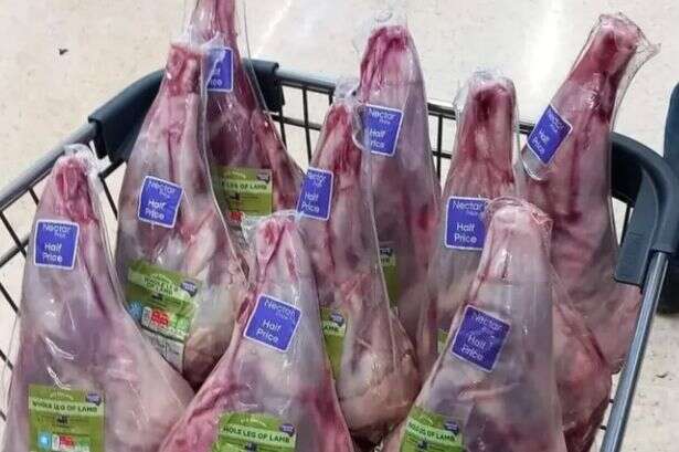 Sainsbury's shopper who got nine legs of lamb worth £252 for £36 blasted for 'greed'