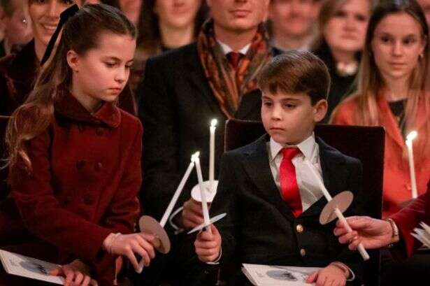 Prince Louis' adorable one-word message to mum Kate Middleton at Christmas carol service