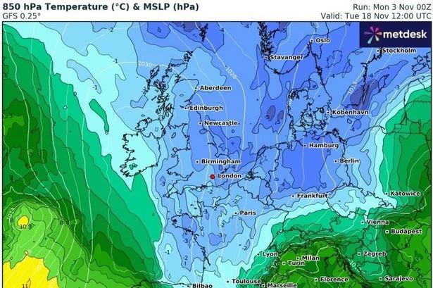 Maps show when Arctic blast heading to UK as forecaster delivers snow verdict