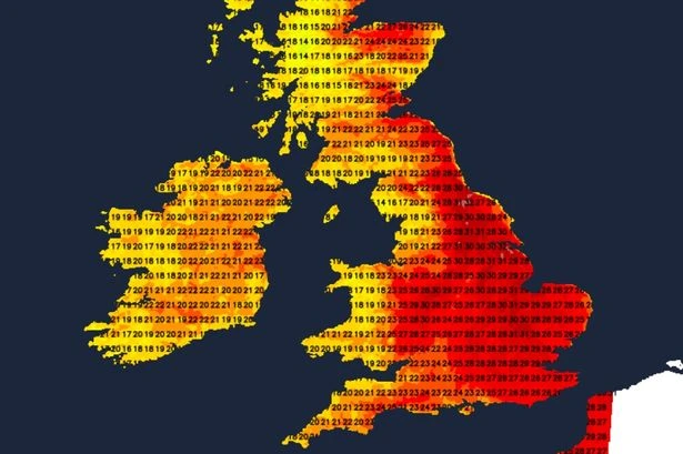 Met Office issues 13-hour warning as 34C heatwave ends in horror blast