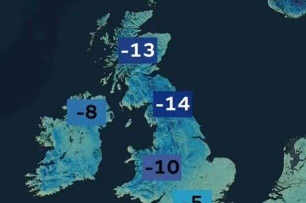 Met Office snow map shows exactly where will see flurries on Thursday