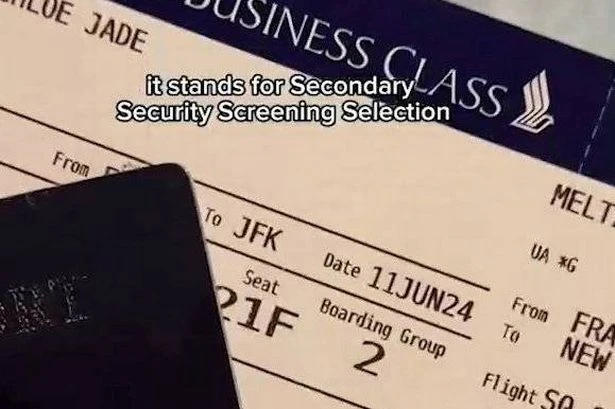 Traveller flags what 'SSSS' on boarding pass means - and why you don't want it