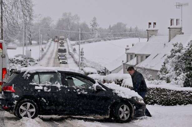 Met Office warns 'do not drive' amid rare amber alert for heavy snow and freezing rain